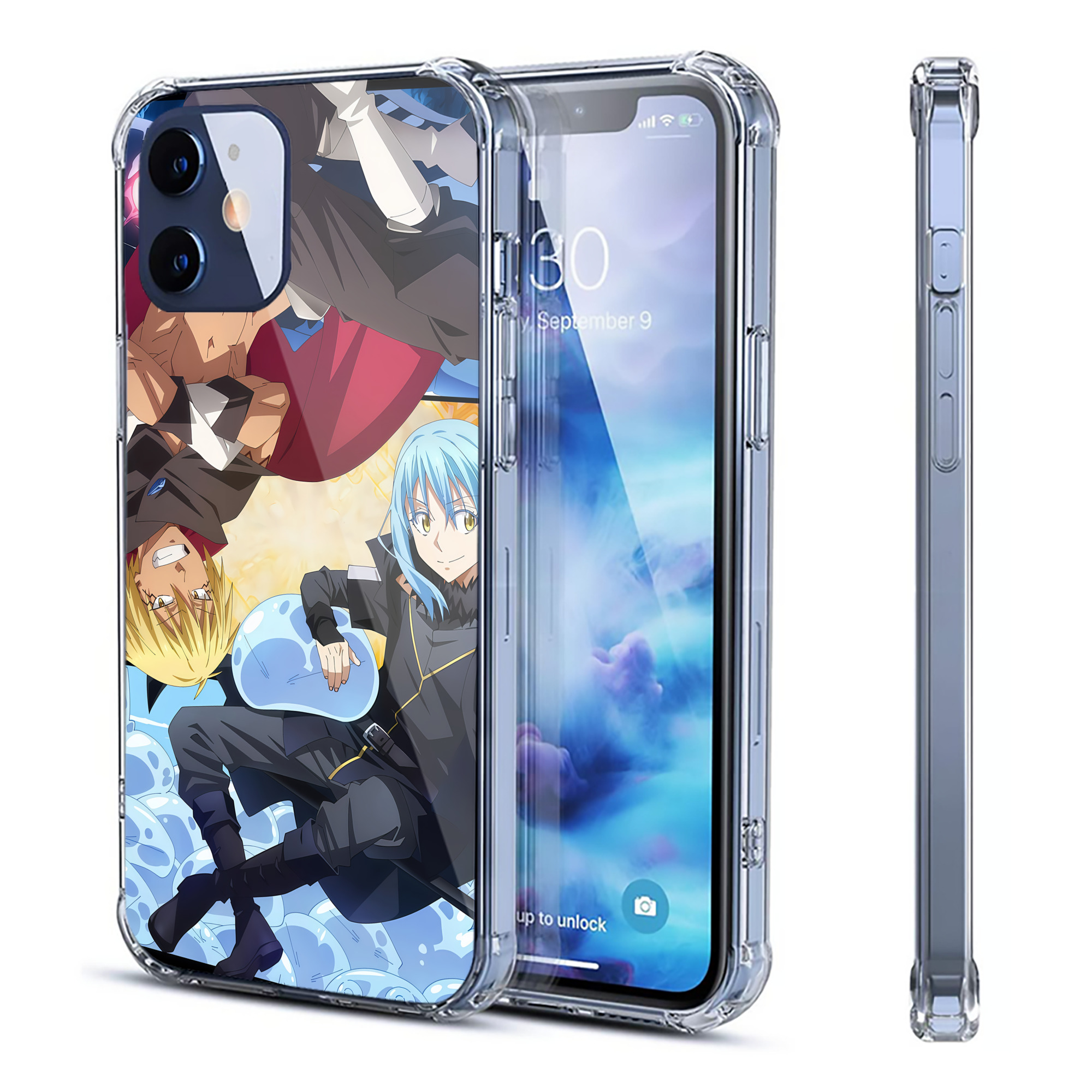 （画像用） 転スラ Regarding Reincarnated to Slime 【iPhone 12シリーズ対応】透明スマホケース（クリアソフトケース）